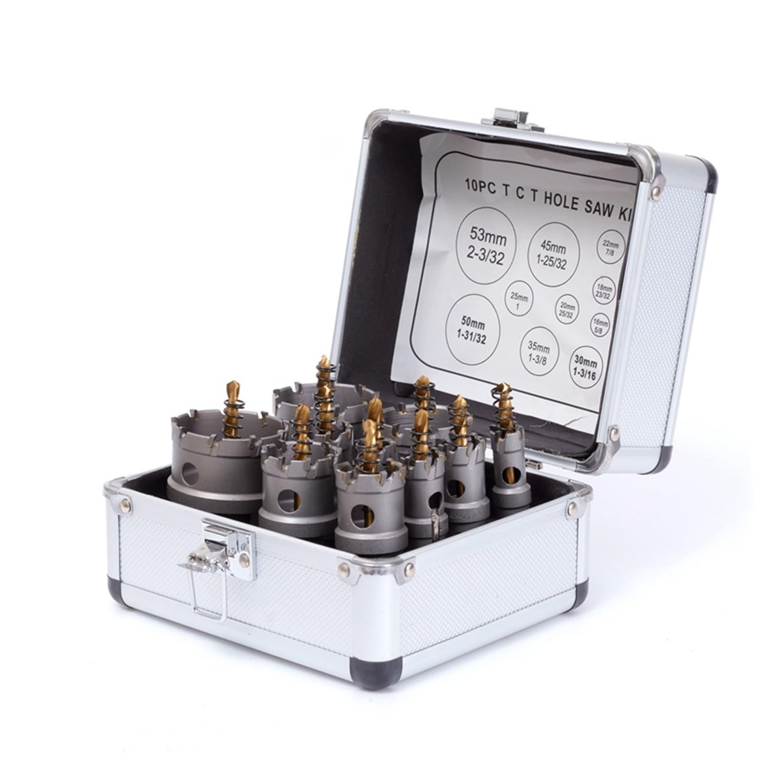 Cómo Abrir Brocas De Sierra Con Carburo TCT, Herramienta De Corte Y Perforación Para Metal Y Madera 22 Mm 95394929