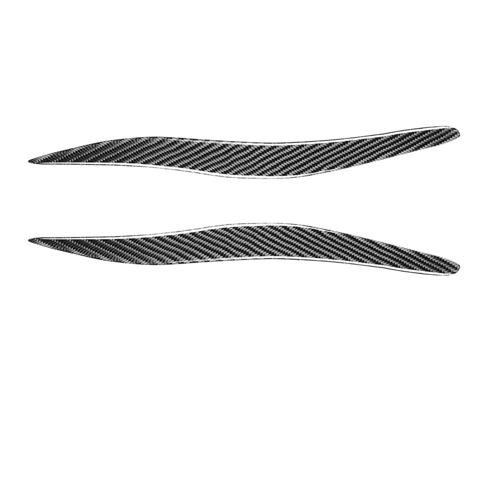 Car Headlight Eyelid Eyebrow Trim Cover Carbon Fiber Exterior Headlight Cover Decoration Accessories for IS250 IS350