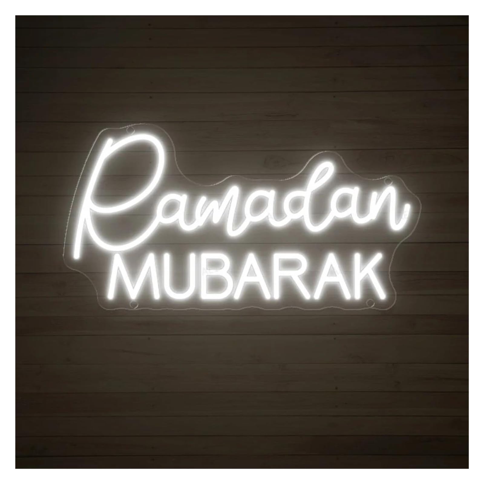 luoliang Illuminazione al neon ﻿Ramadan MUBARAK per decorazione insegne al per neon 28cmx40cm