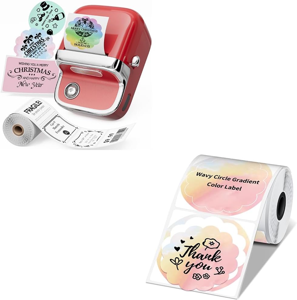 Phomemo M150 Inkless Label Maker with 2 Tapes