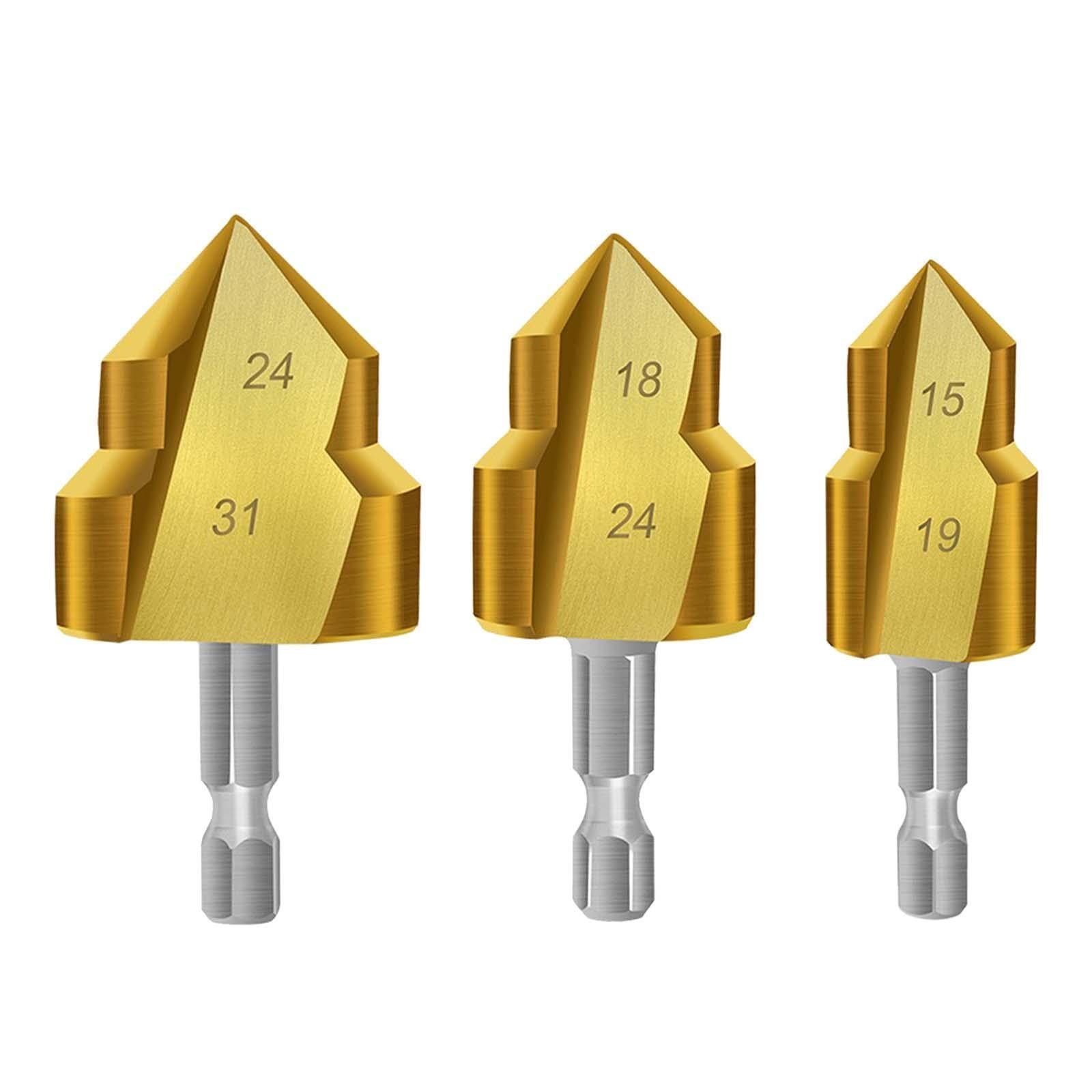 Ppr Lifting Stepped Drill Premium Water Pipe Connection Tool 20mm 25mm 32mm 3pcs | Drill Bits | Power Tools | Tools-image-13