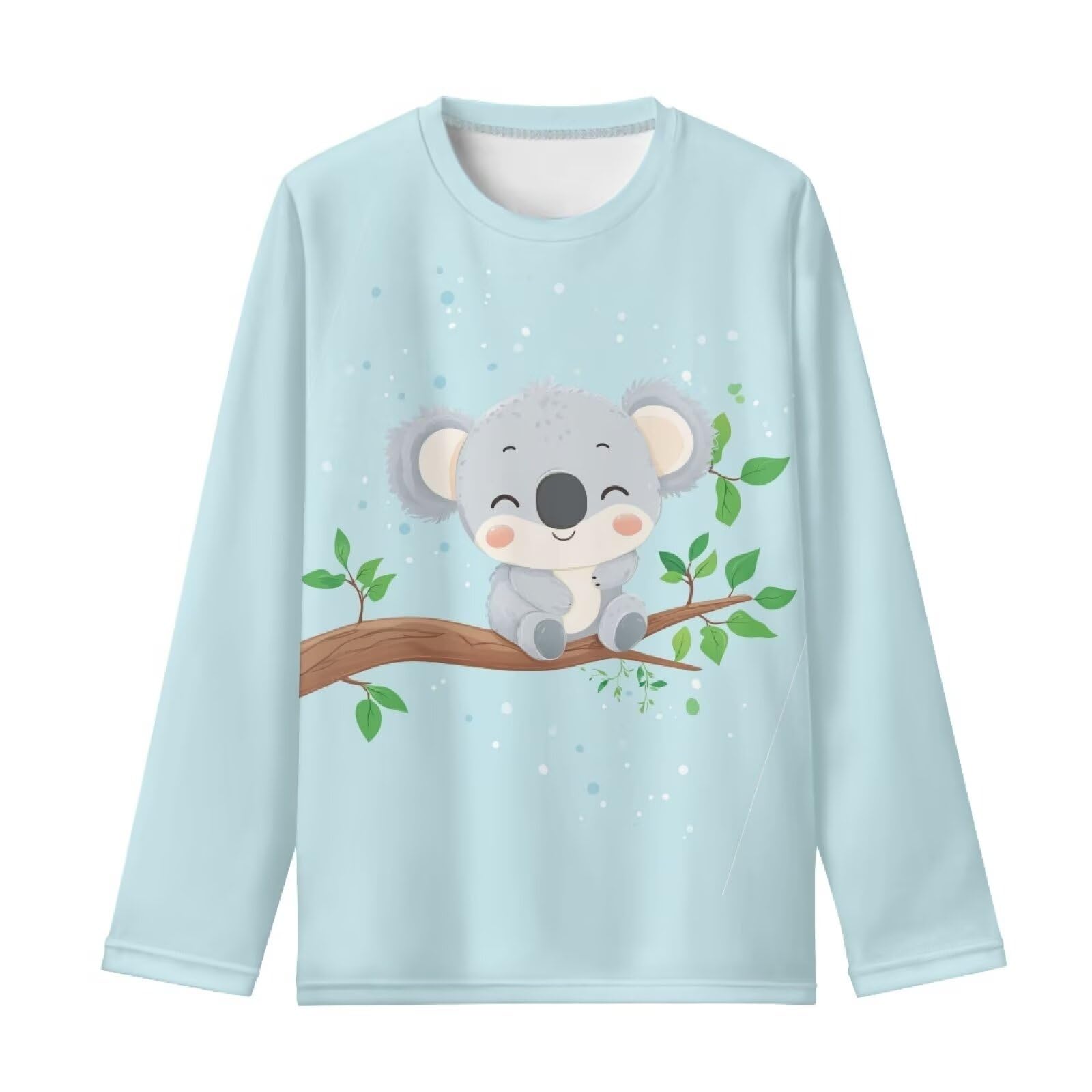 Girls Long Sleeve Shirt with Cute Graphic Casual Pullover Tops 3-16Y