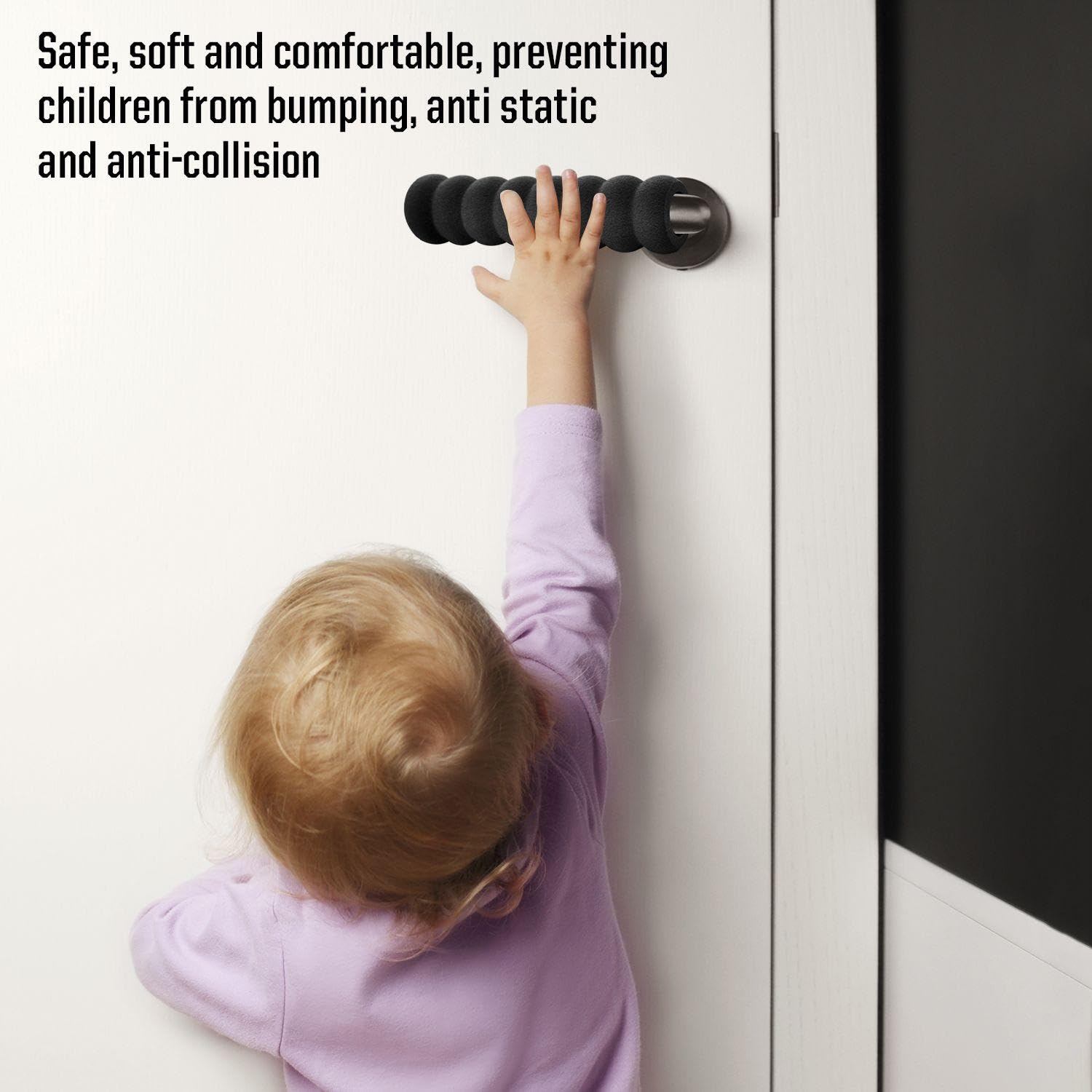 RNFKSU 12 Pieces Of Door Handle Protective Cover, Anti-Static Protective Cover, Door Handle Anti-Collision Condom - Image 4
