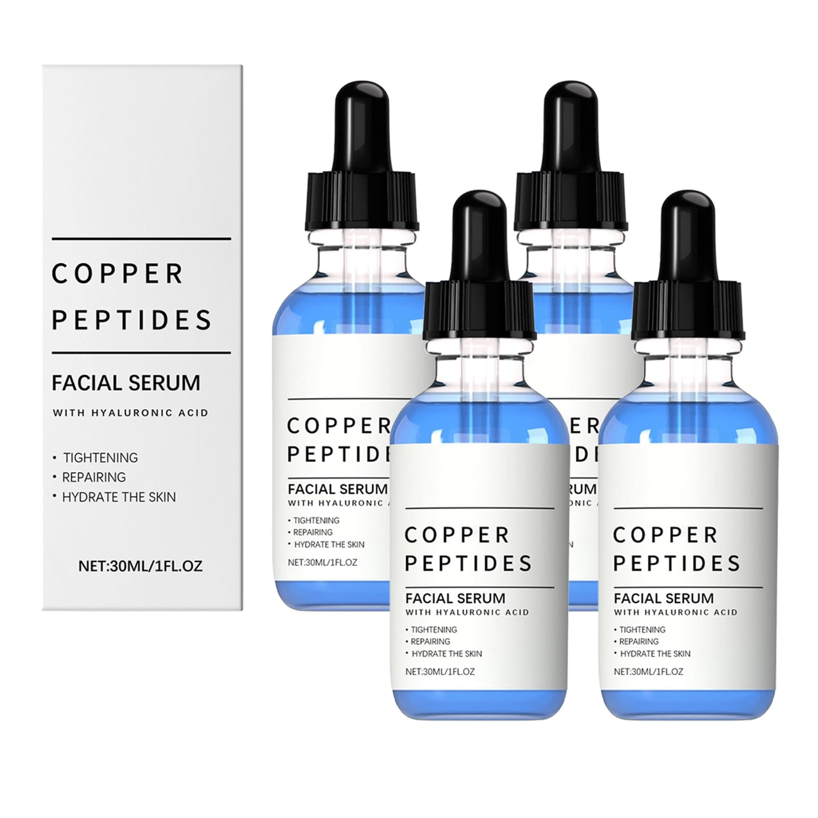 topical ghk cu australia GHK-CU Copper Peptide, Face Serum, 30 ml (1 fl oz) Palmitoyl Tripeptide GHK-Cu Face Serum | 1200MG