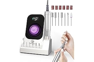 Maquina Pulidora de Uñas Profesional Recargable, Portátil y Potente