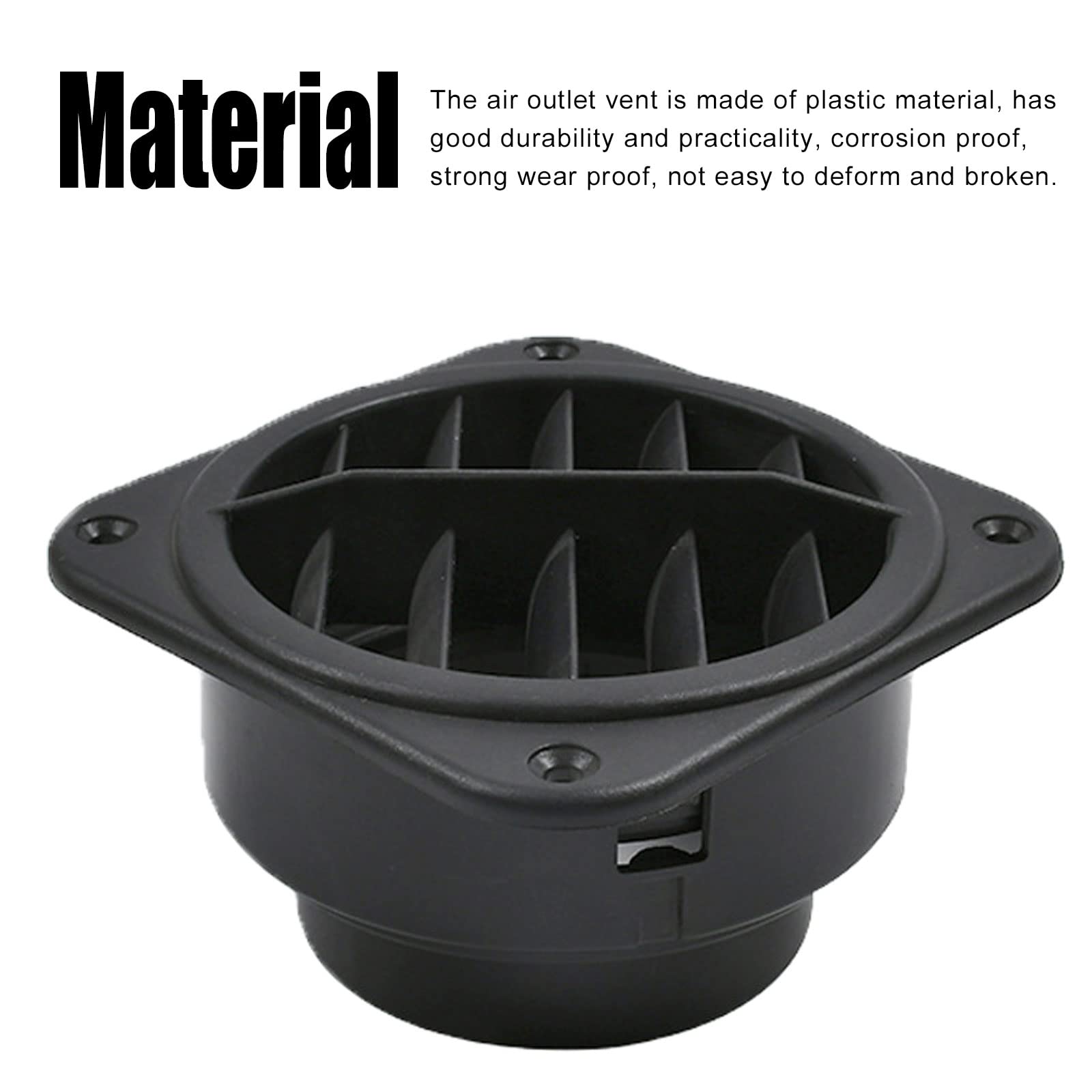 Universal Warm Air Vent Outlet 75mm Auto Car Heater Duct Hose