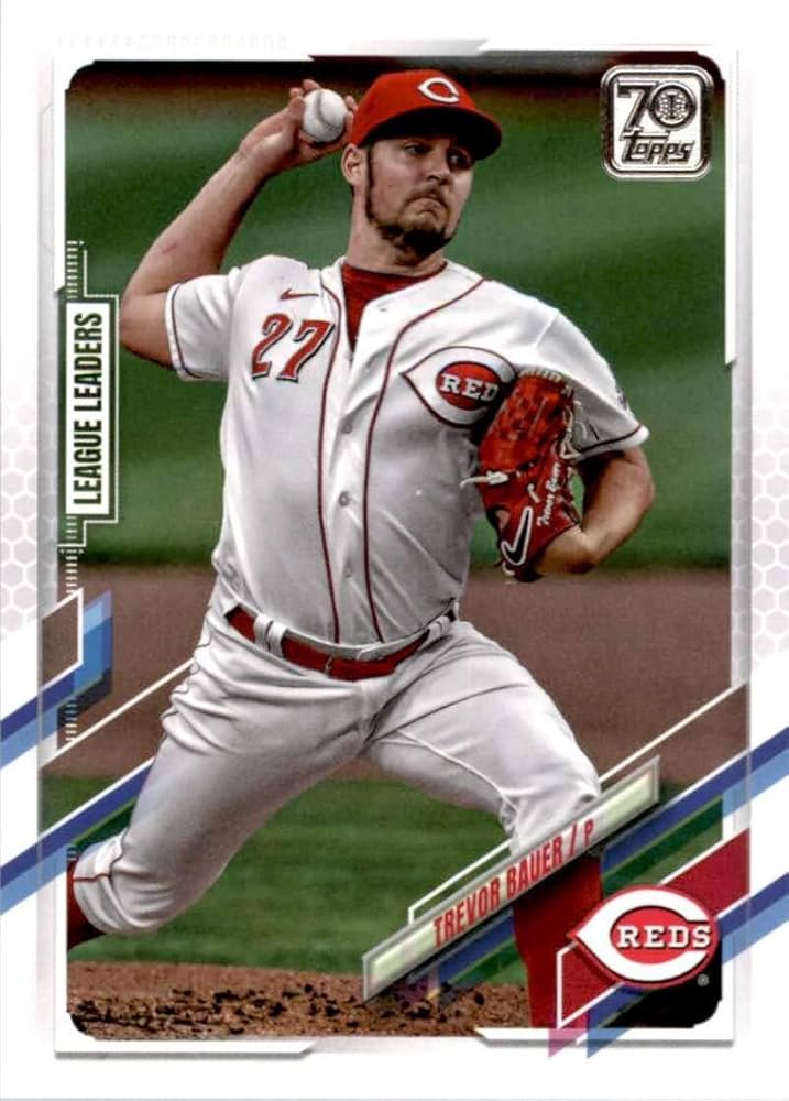 Amazon.com: 2021 Topps #137 Trevor Bauer Cincinnati Reds MLB