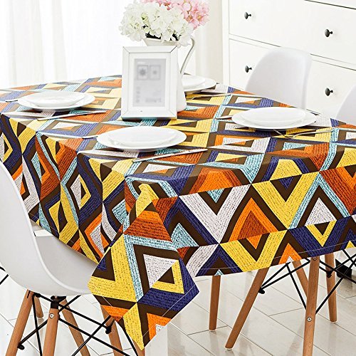 Nappe table longue aux motifs géométriques pour salon et réception - 3