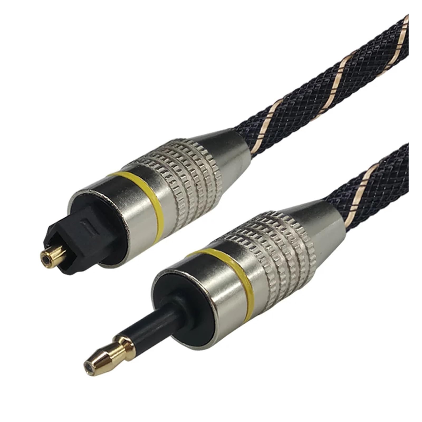 Cable Toslink de sonido Digital OD6.0 a Mini Toslink, Cable óptico SPDIF de 3,5mm, adaptador de Cable de Audio óptico de 3,5 a(15m)