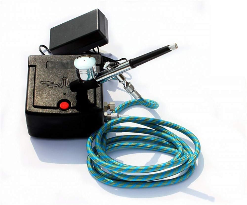 ABEST Dual Action Airbrush Compressor Complete kit Paint Tool for Hobby Model Craft Spraying