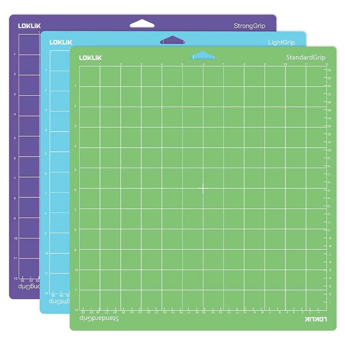 LOKLiK Starter Pack for Crafter & iCraft – Ensemble de vinyles avec vinyle adhésif permanent, vinyle de transfert thermique outils de désherbage et tapis de découpe pour projets DIY et personnalisés