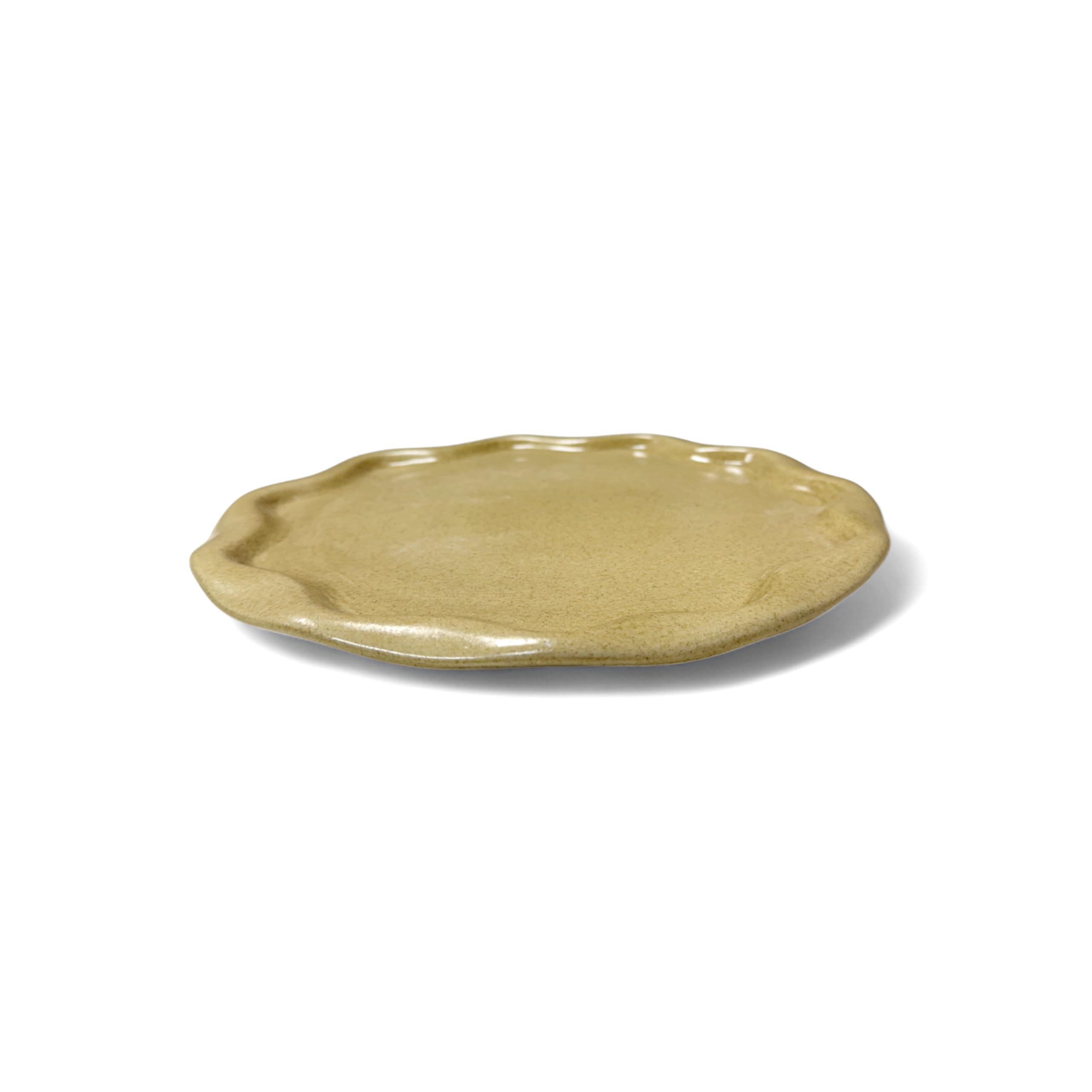 KALAKRITI Shallow Reptile Dish Reptile Food Dish Turtle Feeding Bowl Tortoise Food Dish for Bearded Dragon Gecko Yard Lizard (DIA-11 Inch, H-1.5 inch)