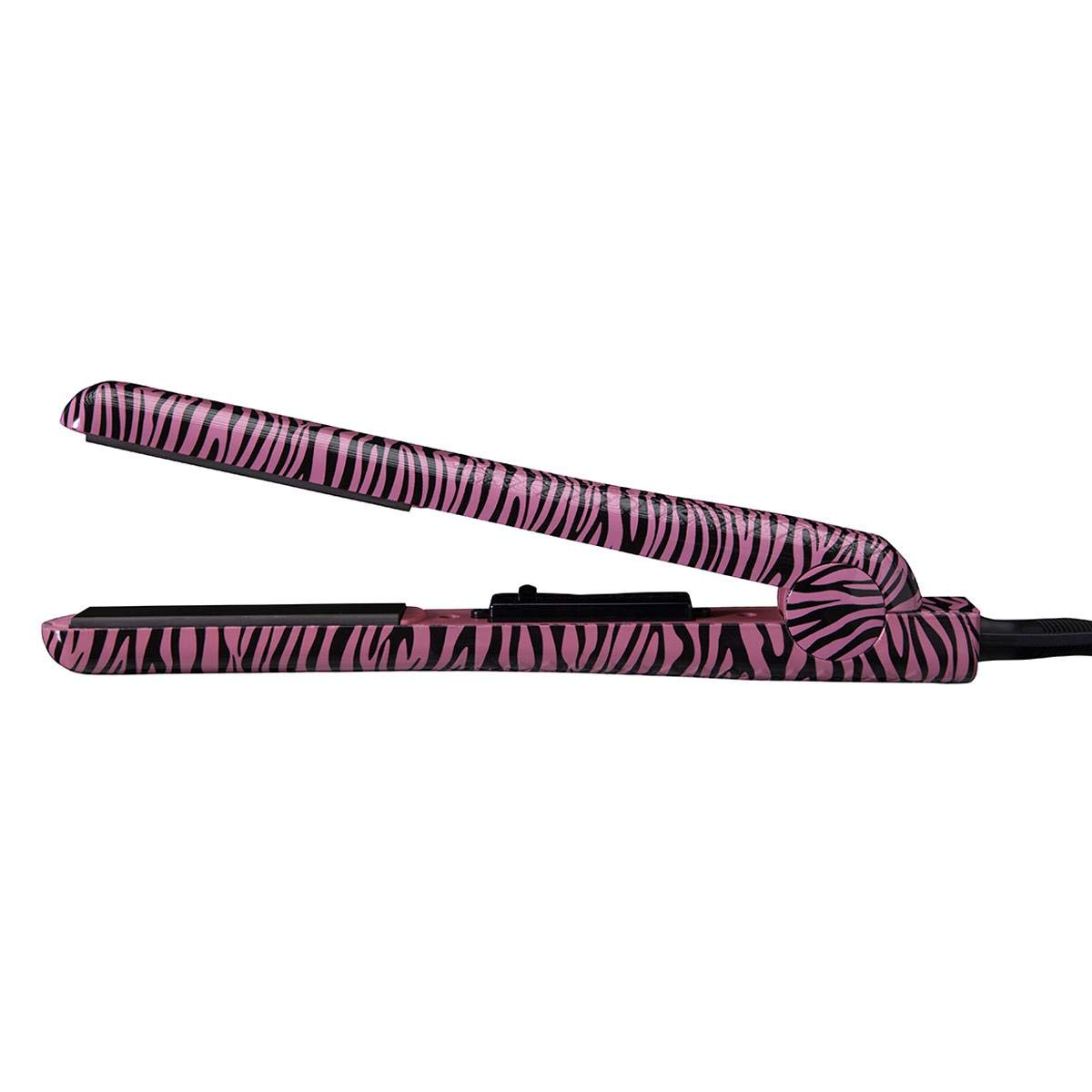 Jose Eber Pink Zebra 1.25 inch Ceramic Flat Iron