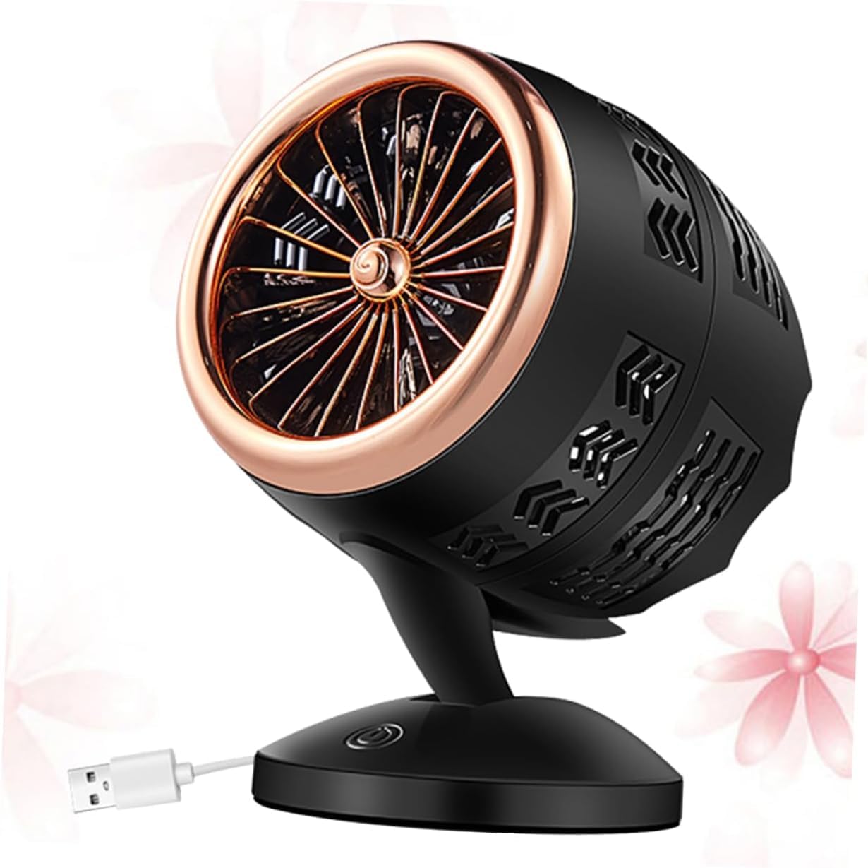 Zancia USB Creative Hawkeye Turbo Fan Mini Fan Double-blade Fan Air Cooler Two Speed Control Cooling Fan (B0D35HVFRP) Amazon Price History, Amazon Price Tracker