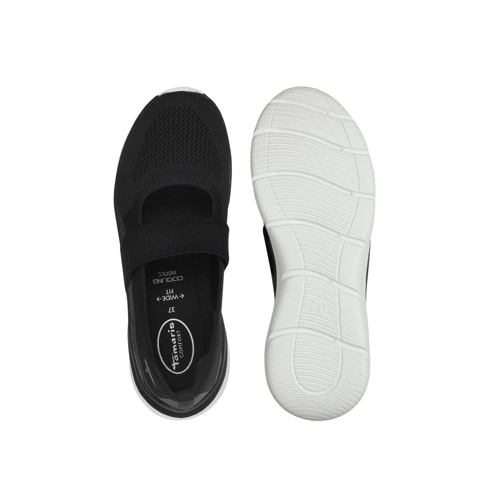 Tamaris Comfort Ballerine da Donna Elastiche Vegan