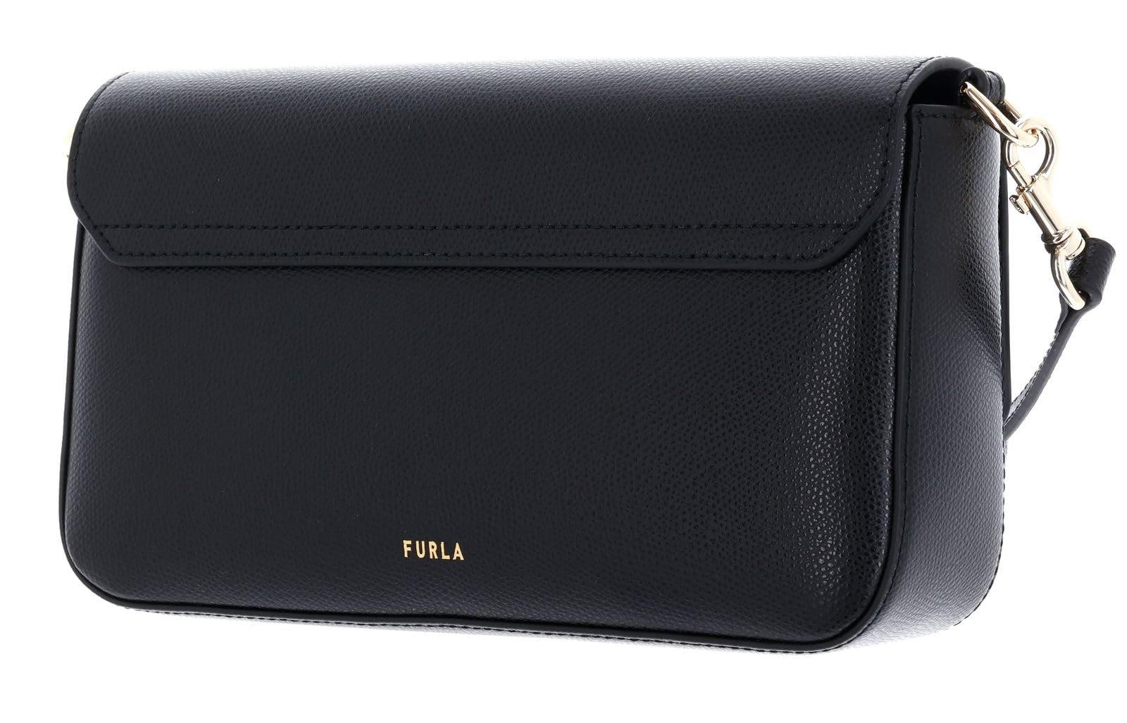 Furla Cuero bolso bandolera bolso de hombro Iride Crossbody Bag Nero negro