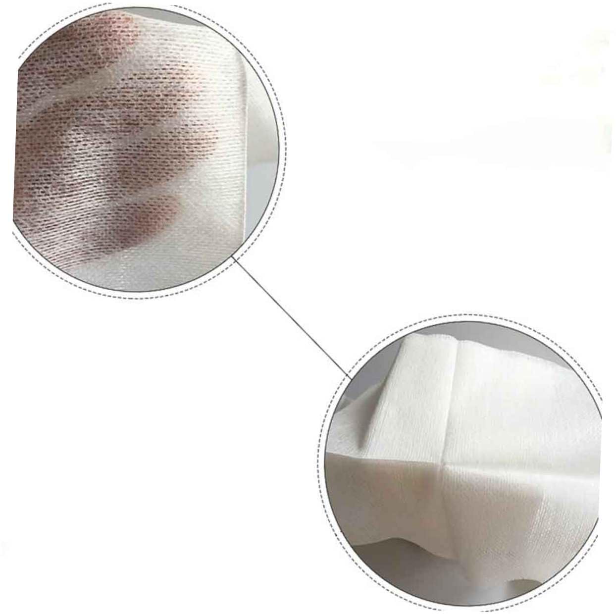 VICASKY Salviette Struccanti Assorbenti Pezzi Non Tessuto Bianco 300 e Pieghevoli per Rimozione Make-up e Utilizzo in Saloni di Bellezza