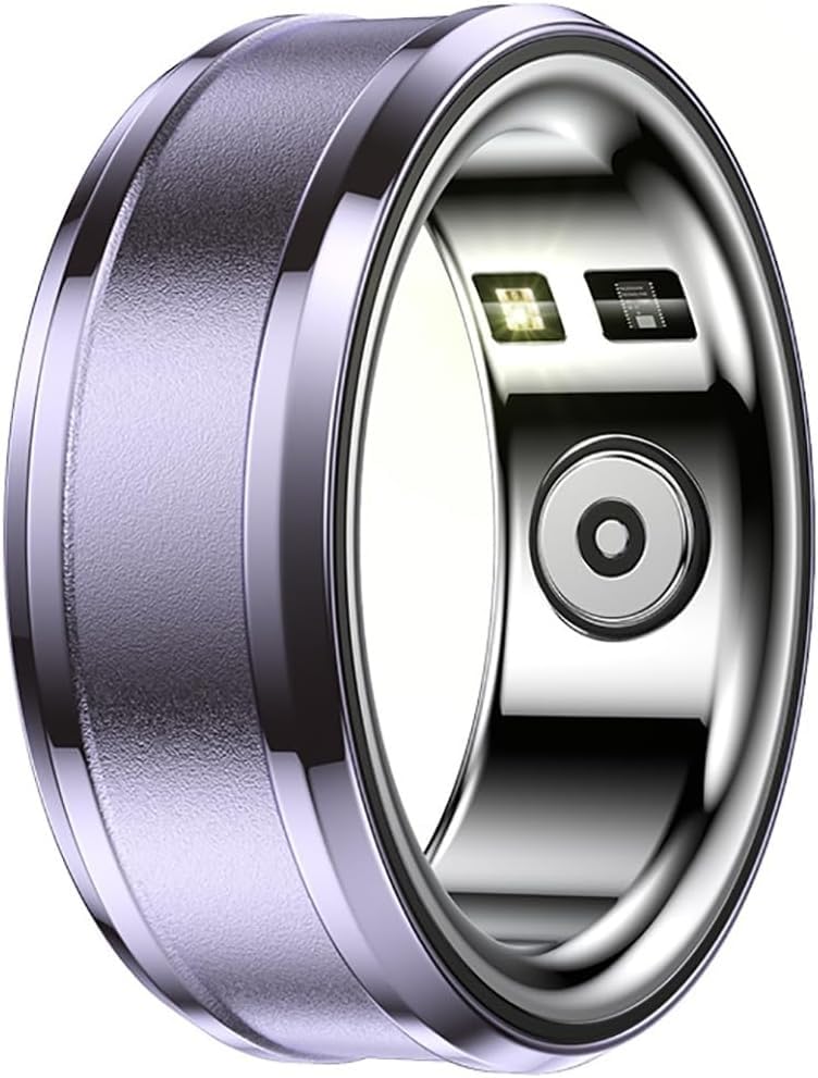 Smart Ring Health Tracker voor dames en heren, IP68 waterdichte stappenteller, hartslagmeter, zuurstof in het bloed, bloeddruk, lichaamstemperatuur, calorieën