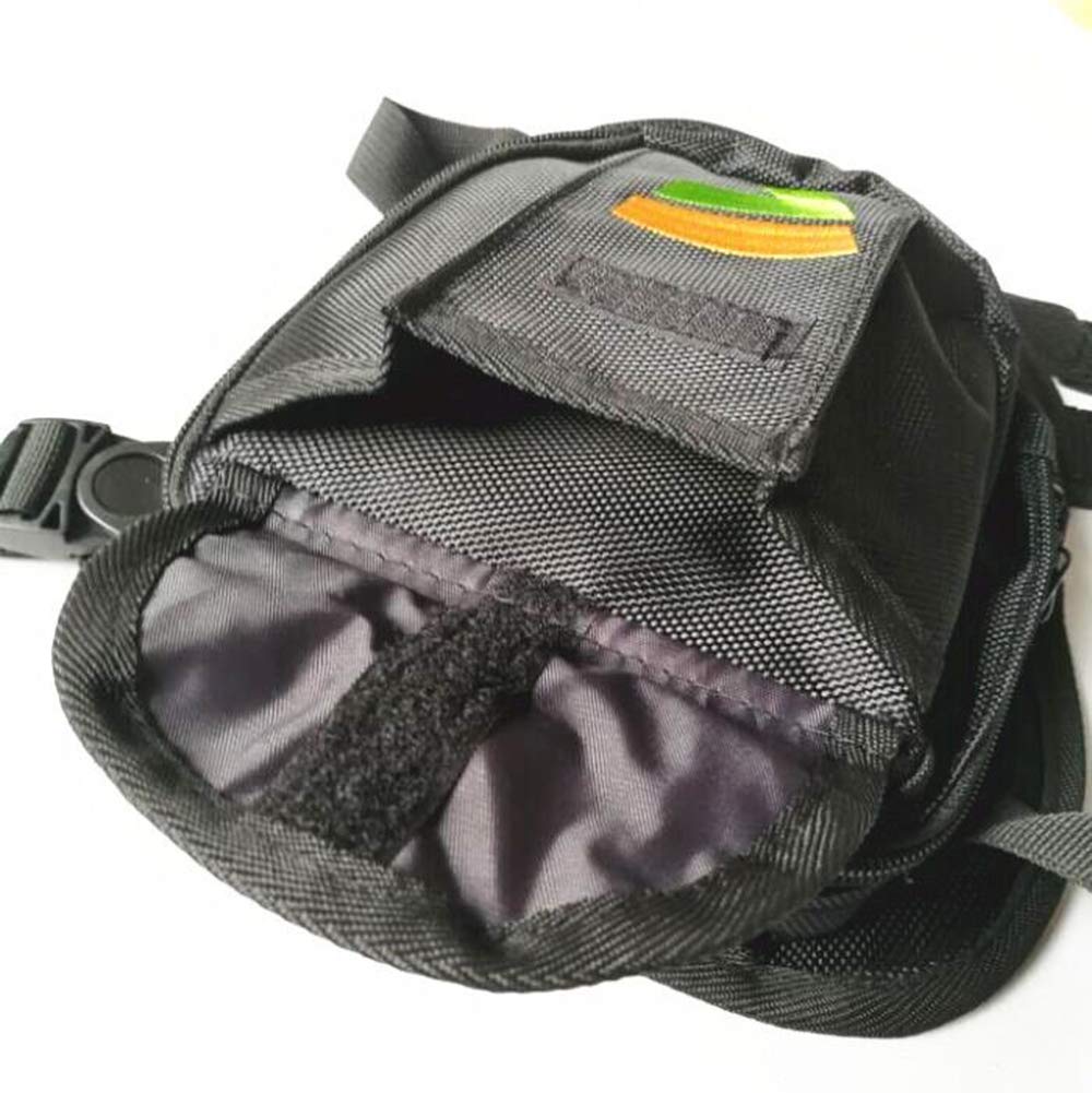 DQMEN Leg Bag, Portable Drop Leg Bag Outdoor Sports Waist Pack Leg Bag for Motorcycle Cycling Riding Outdoors Camping (B-Black) - Image 4