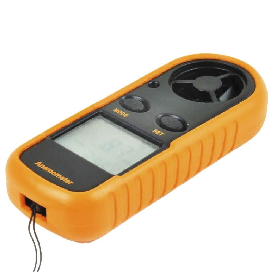 Anemometro digitale LCD Misuratore di velocità del vento del misuratore del misuratore del calibro del misuratore del flusso di parati del flusso aereo digitale for il windsurfing Kite Volare Vela