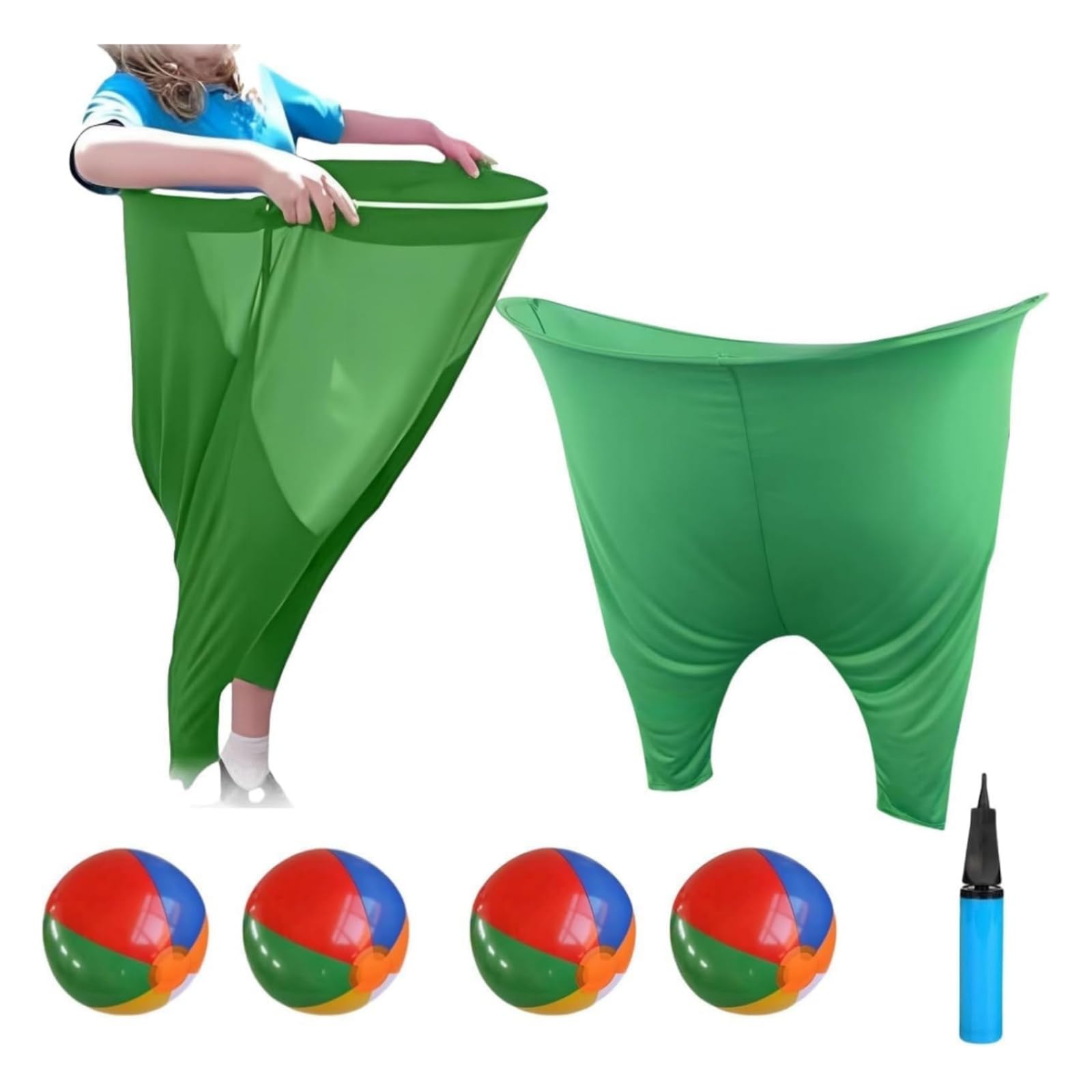Granny Pants Toss Game Set, Granny Pant Outdoor Game with 4 Bouncy Balls