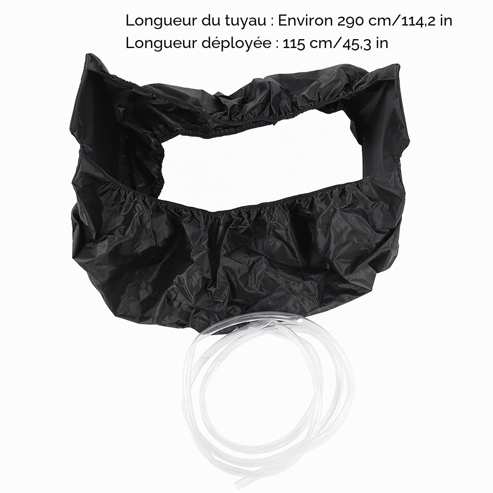 Bache Nettoyage Climatisation, Housse de Nettoyage Imperméable avec Tuyau d'eau Housse de Protection pour Nettoyage Clim