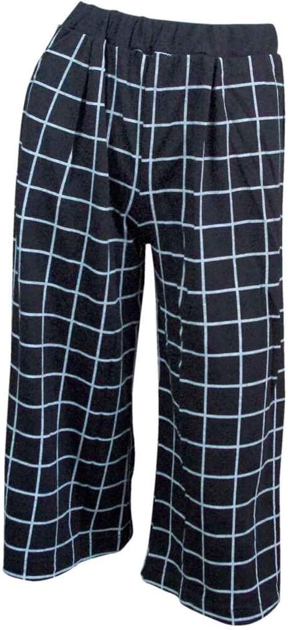 Amazon Co Jp 女の子 ガールズ ボトムス ワイドパンツ ガウチョパンツ ロングパンツ 格子柄 女児 子供用 140cm ブラック ファッション