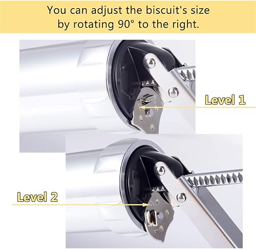 Miniatura 5 de Máquina de prensa de galletas de acero inoxidable para hacer galletas y churro con 20 discos y 4 puntas de glaseado