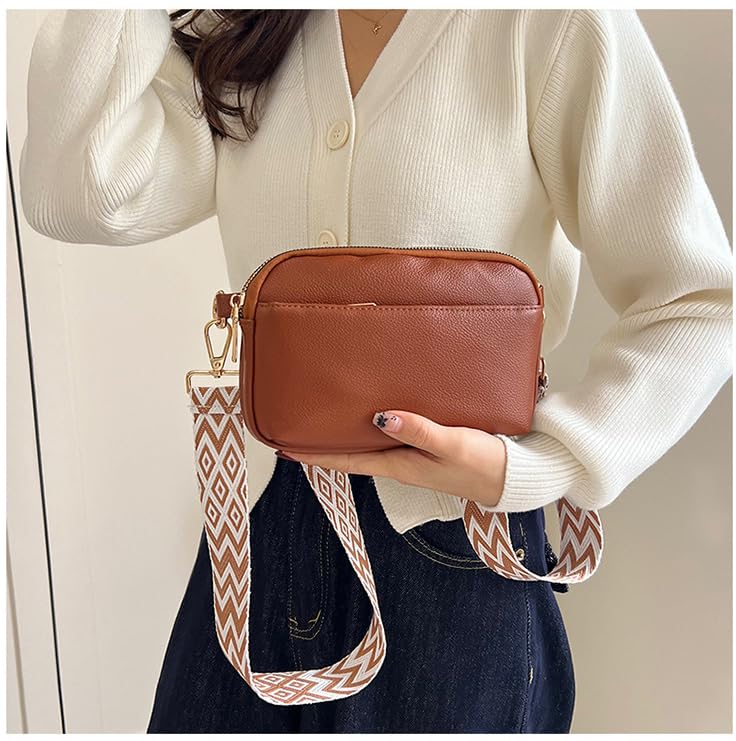 Small Leather Crossbody Purse for Women, Shoulder Bag with Adjustable Strap3