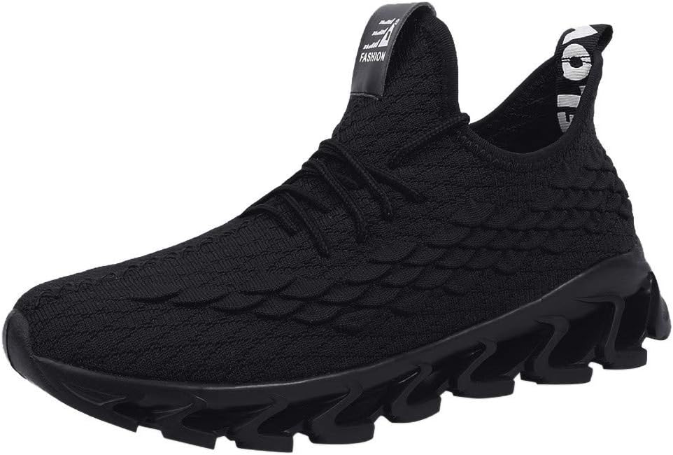 Men Women Running Shoes Sports Trainers Shock Absorbing Sneakers Mens Trainers Running Shoes Men Tennis Shoe Braided Line Wear-Resistant Bottom Sneakers by LILICAT