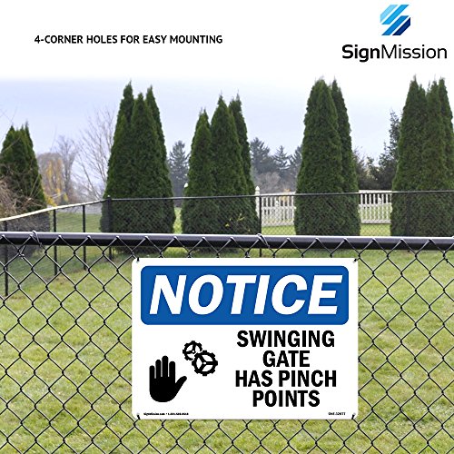 OSHA Notice Signs - Parts and Service [Left Arrow] Sign with Symbol | Vinyl Label Decal | Protect Your Business, Work Site | Made in The USA by SignMission - Image 4
