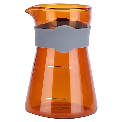 Coffee Brewer, Simple To Use Pour Over Coffee Maker Resistant To High and Low Temperatures for Coffee Lovers for Home Kitchen Coffee Shop(brown)