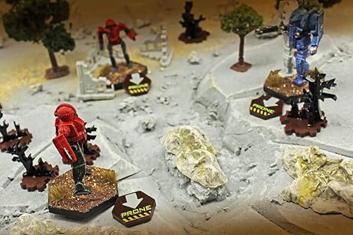 Miniatura 8 de LITKO Fichas de maniobras de combate Mecha  Fichas a todo color  Compatible con BattleTech, BattleForce y Alpha Strike (posición de quieta)