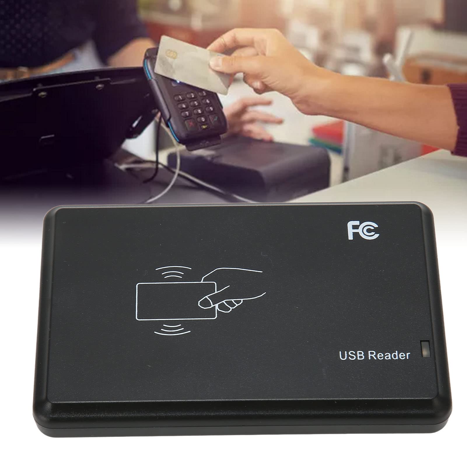 Lector De Tarjetas RFID UHF USB Card Writer USB Read 902 A 928MHz 50cm Sistema De Control De Acceso De Tarjeta De Identificación Multipropósito Portátil Sin Contacto para Biblioteca De Almacén