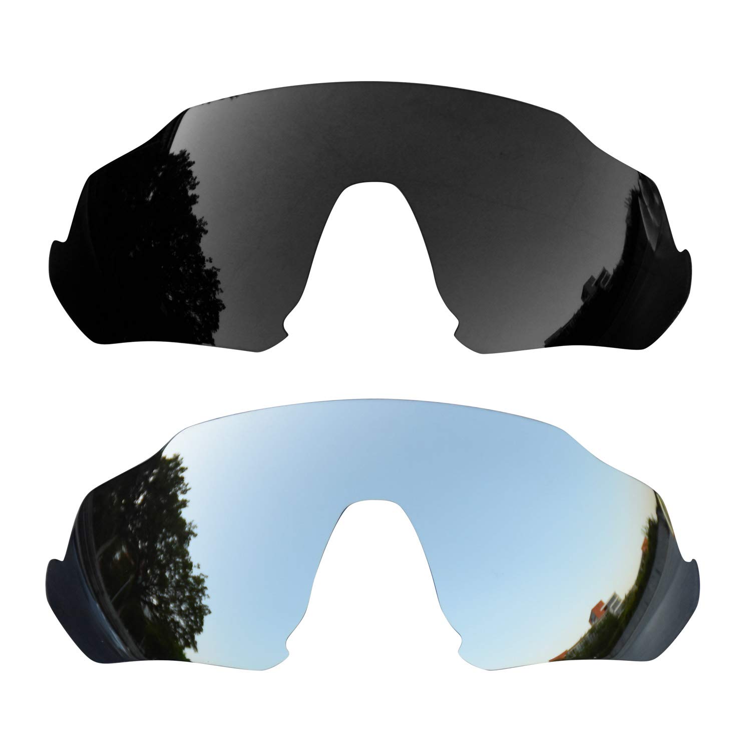 Amazon | SOODASE 為に Oakley Flight Jacket サングラス ブラック
