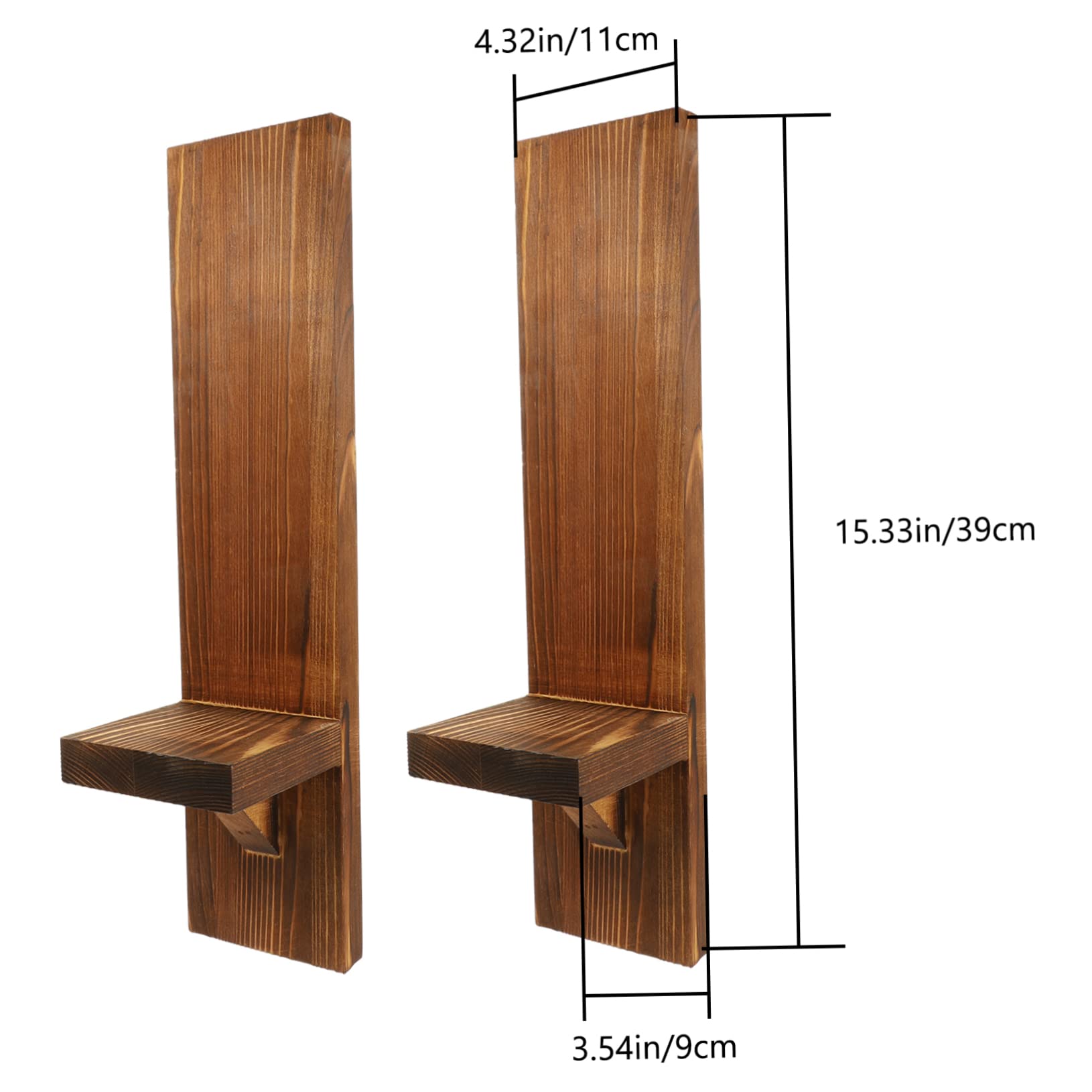 GOOHOCHY Candlestick Holder for Wall Wooden Sconce Candle Stand Tealight Holder Home Decor Wall Sconce