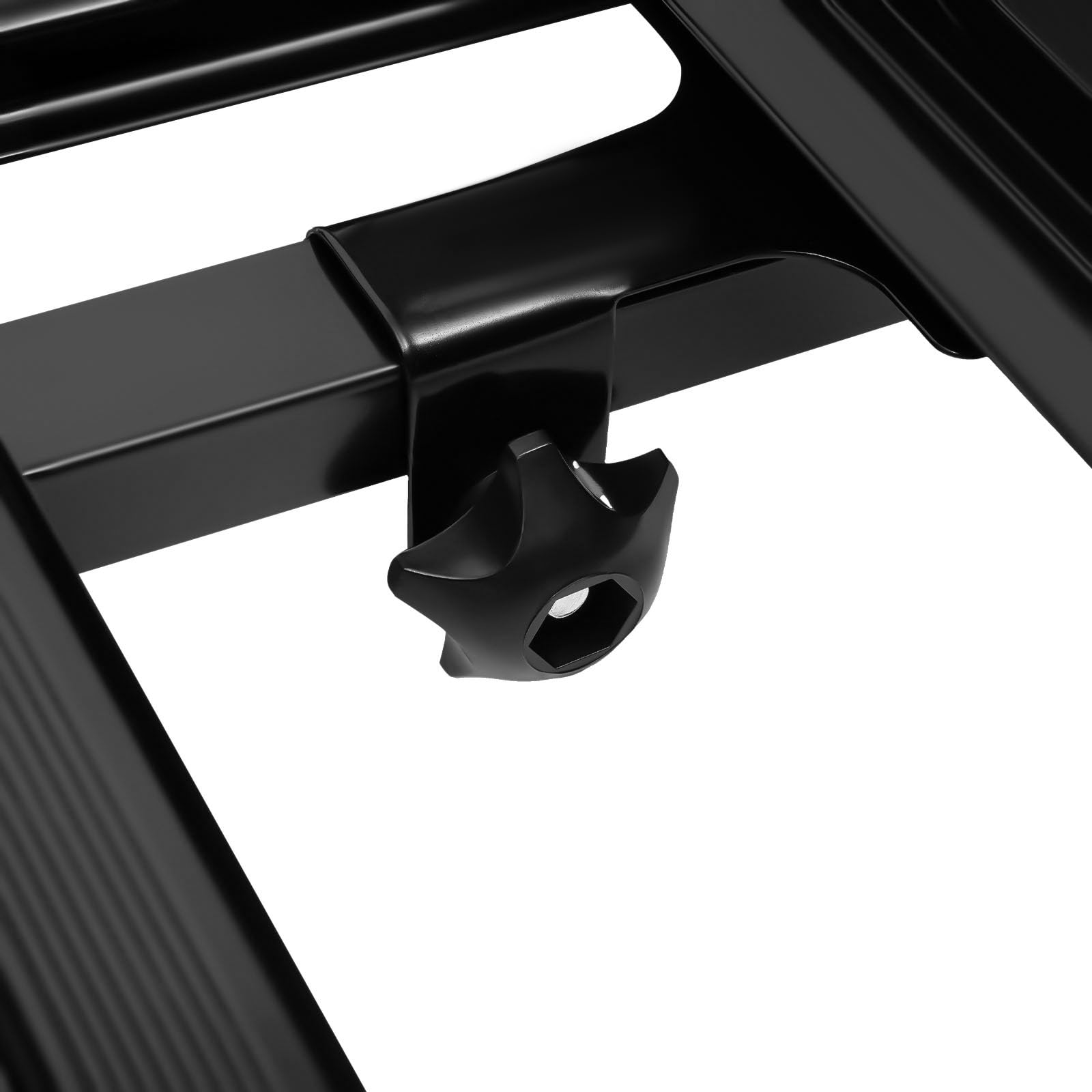 Canasta de techo negra para coche, 127 x 97 cm, portaequipajes de techo, capacidad de carga de 68 kg, segura y estable, bajo ruido de viento, portaequipajes universal, para modelos universales SUV