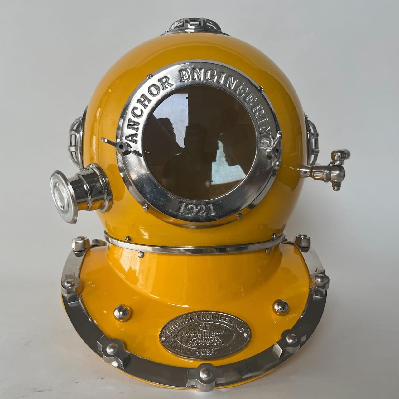 Vintage 18" Diving Helmet Maritime 1921 Anchor Engineering Deep SCA Antique Scuba Divers Helmet Replica Reproduction