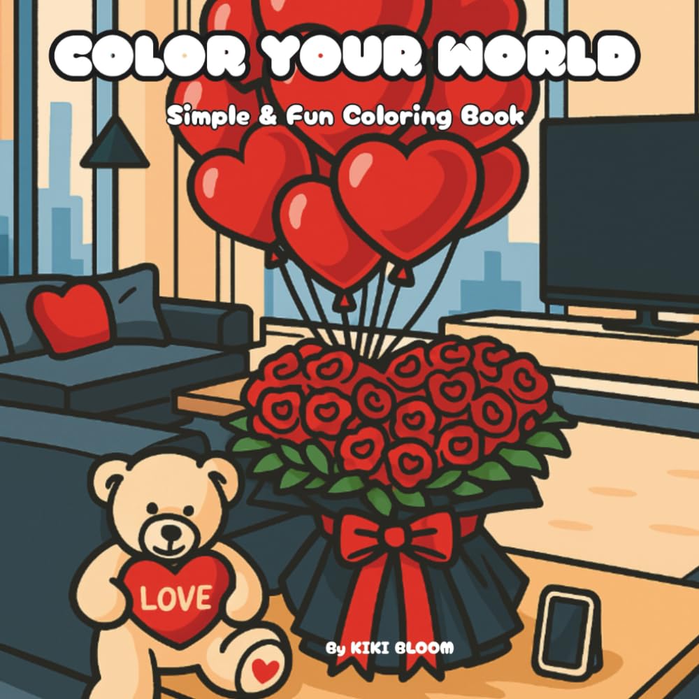 Color Your World: Simple & Fun Coloring Book