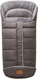 Roexboz Saco de dormir para cochecito de bebé, resistente al viento, para recién nacidos, grueso y cálido, para mantener el calor