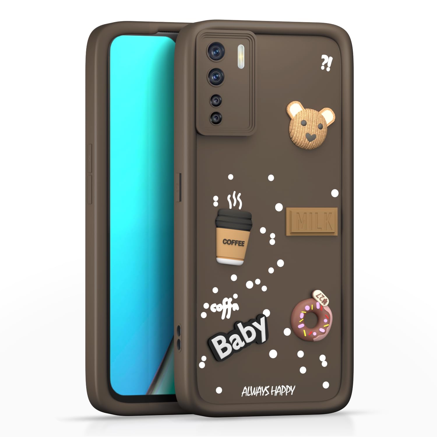 Oppo F15 · Brown