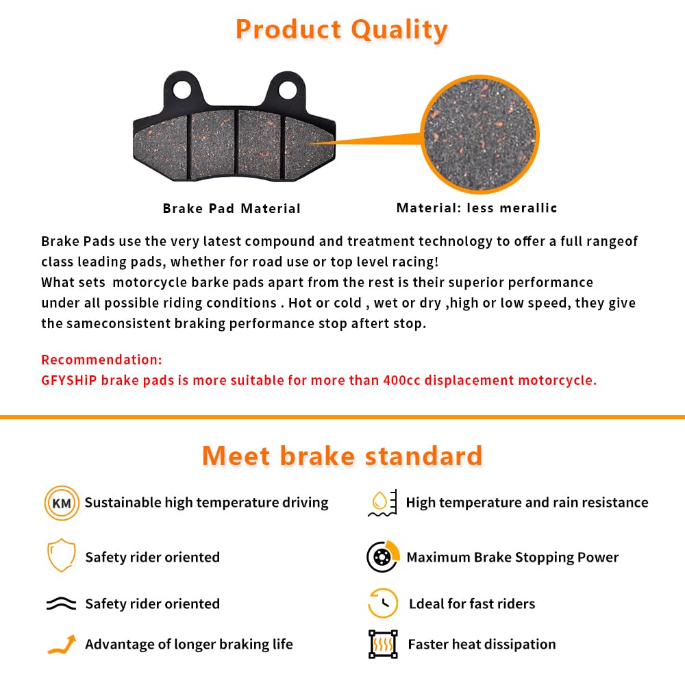 Plaquette De Frein 1379 Avant FERODO Pour CRF 1000