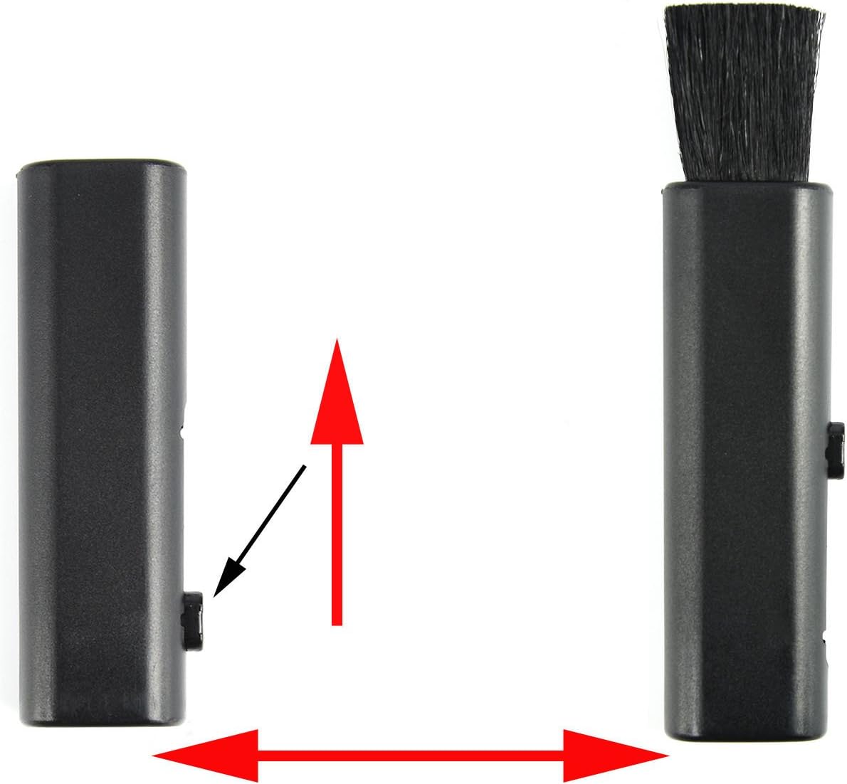 Keyboard Cleaning Brush Kit, 4 in 1 Keyboard Cleaning Brush, Air Blower, Lens Cloth, Retractable Goat Hair Brush