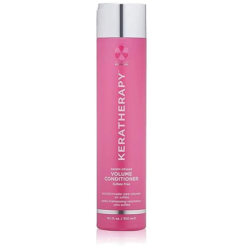 Miniatura 1 de Keratherapy Acondicionador de volumen con infusión de queratina, 10.1 onzas líquidas, 10.1 fl oz - Acondicionador de cabello fino para volumen y