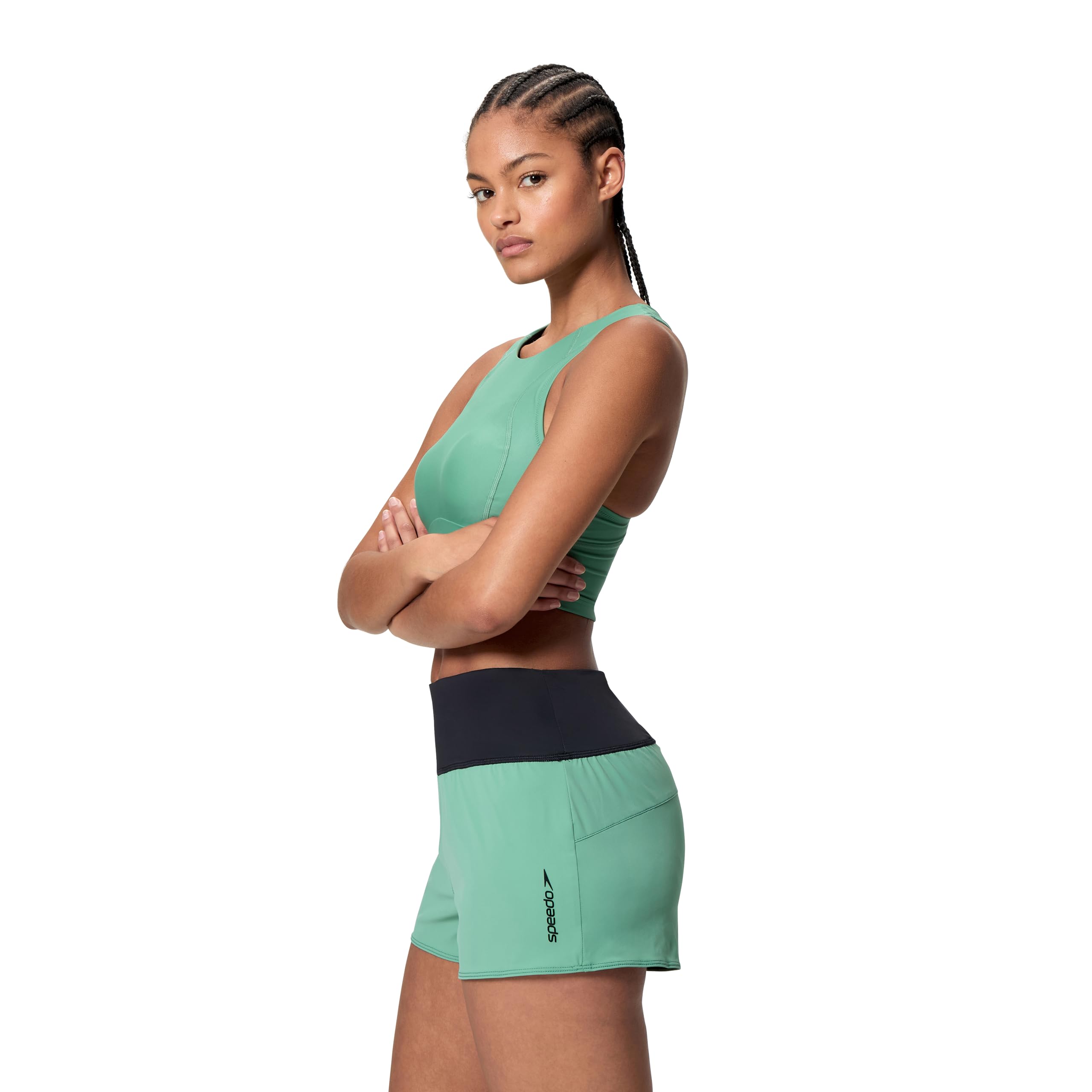 Speedo Solid Lookout 12" Short de Bain Femme
