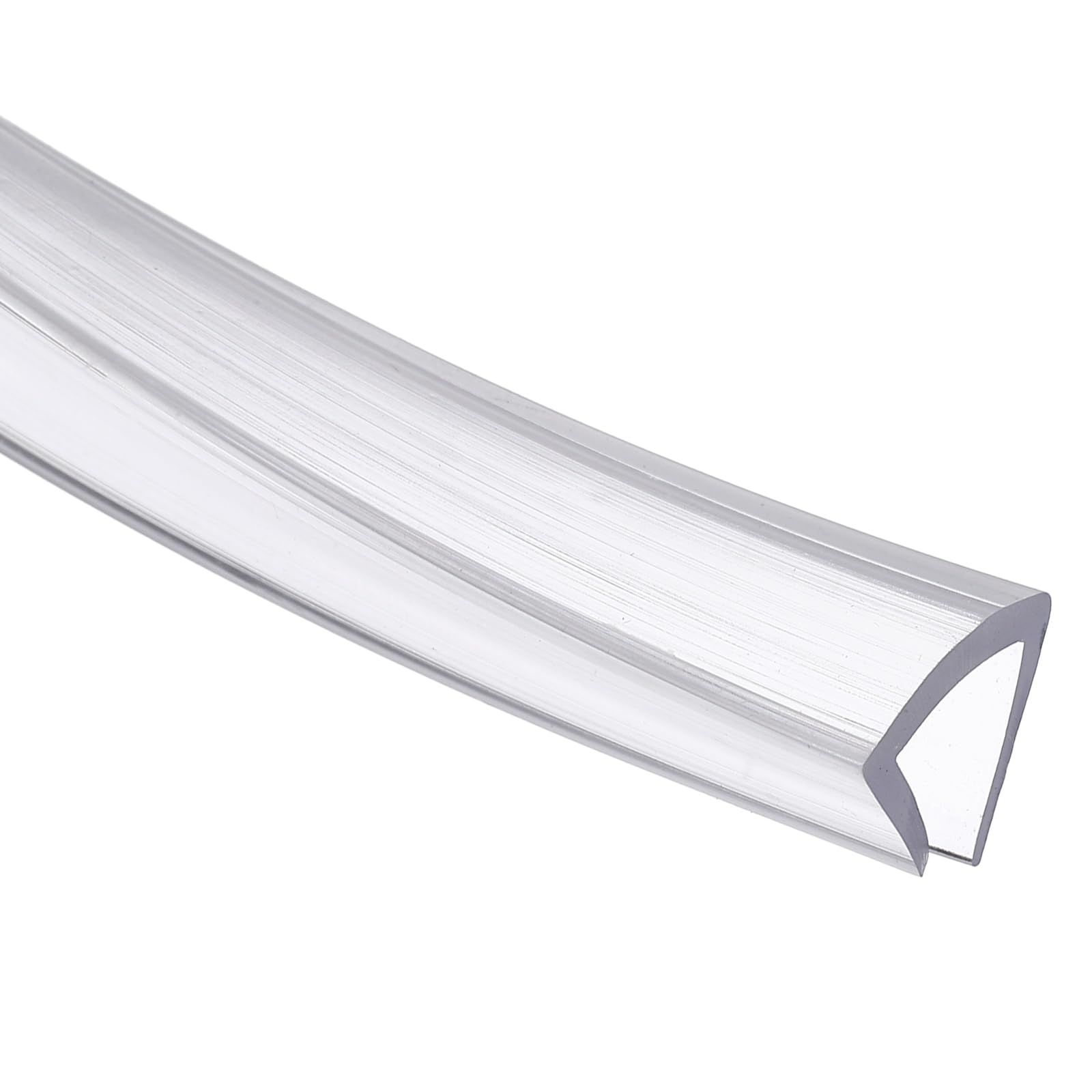 sourcing map Clear Edge Trim, 13.1Ft Silicone U Channel Edge Protector, Edges Guards Fits 13/32"-7/16" for Car Doors Sheet Metal Parts (9/16" W x 15/32" H)