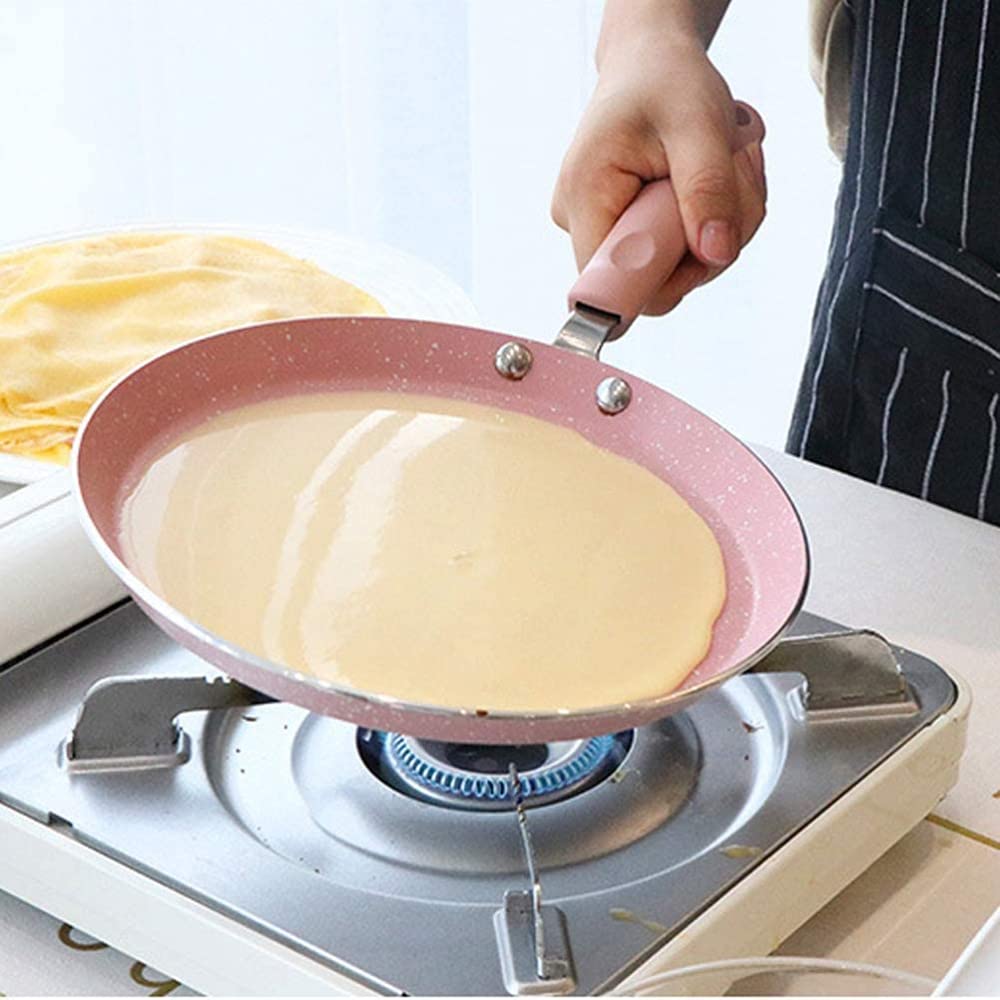Pfannen Praktische Bratpfanne, Omelettpfanne, Pfannkuchenpfanne – Küchenhelfer for Zuhause und Restaurant(8inch)
