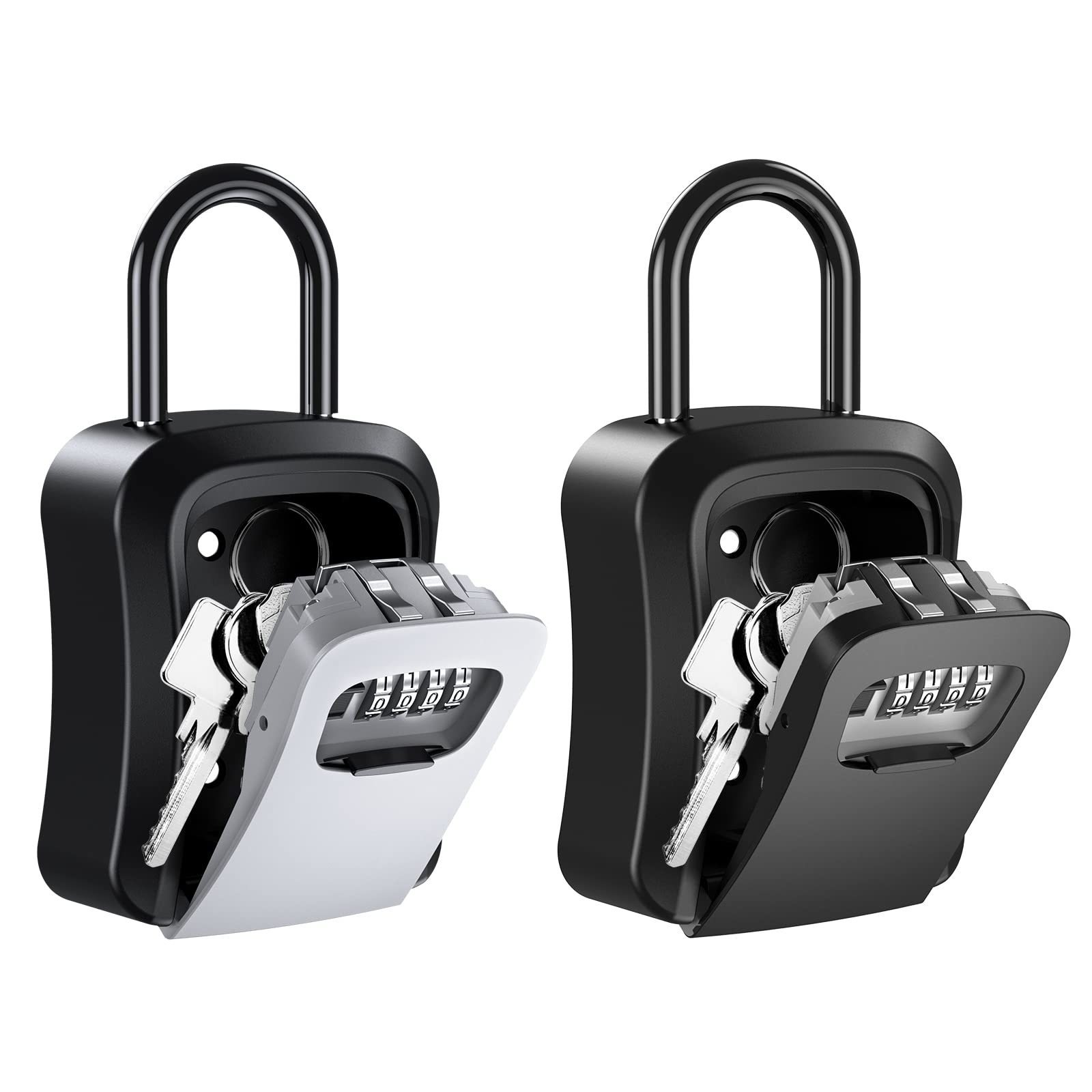 AMIR Key Lock Box Wall Mounted, Upgraded Lock Box For