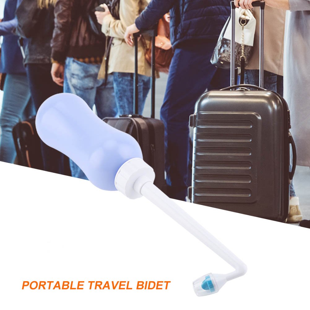 Fdit 450Ml Bidet Portátil Rociador De Viaje Mano Botella Vacía Higiene Limpieza Personal Lavado Aerosol Ducha Bañobotella De Higiene Socialme-Eu