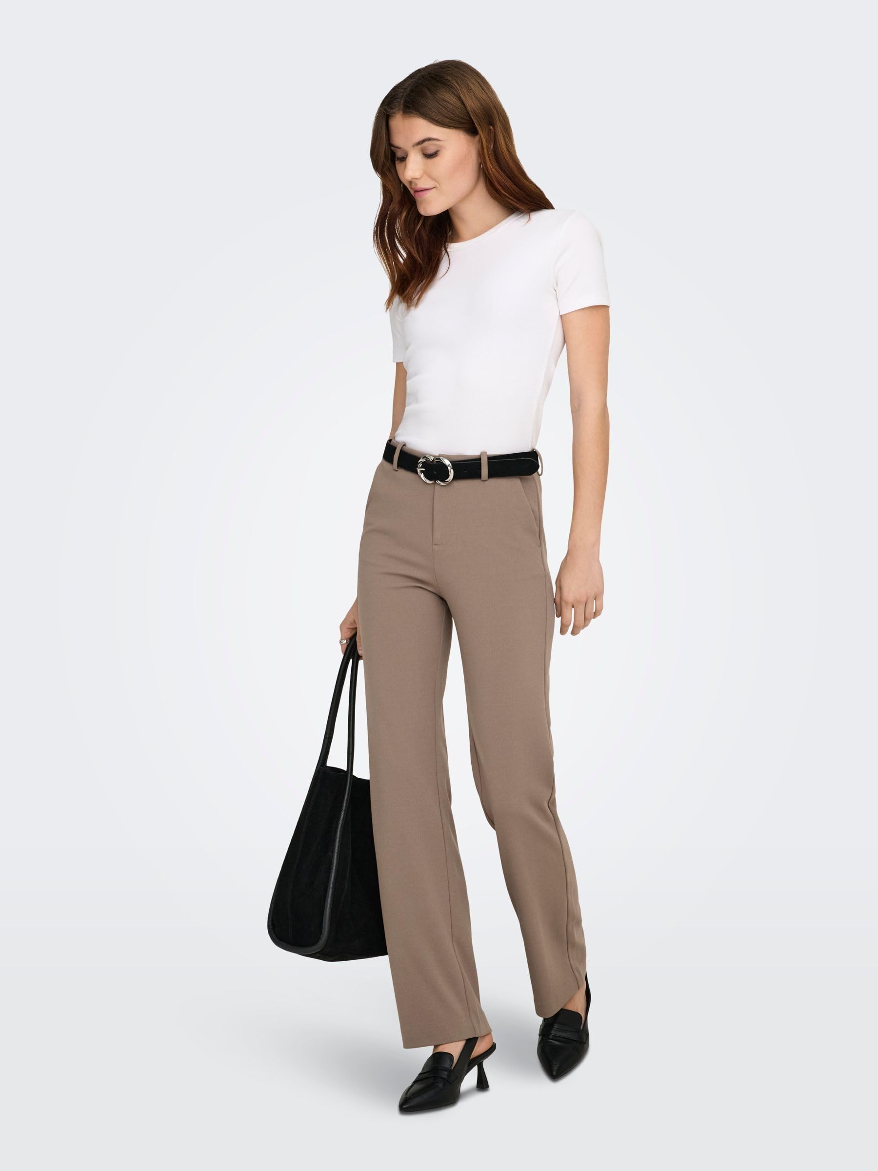 ONLY Onlraffy-yo Life Mid Str Pant Tlr Noos - Spodnie Kobiety